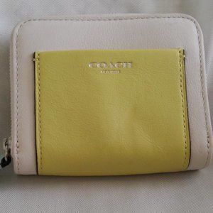 *** SOLD ***  Coach Colorblock Medium Wallet